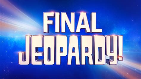 factile jeopardy|jeopardy final question today.